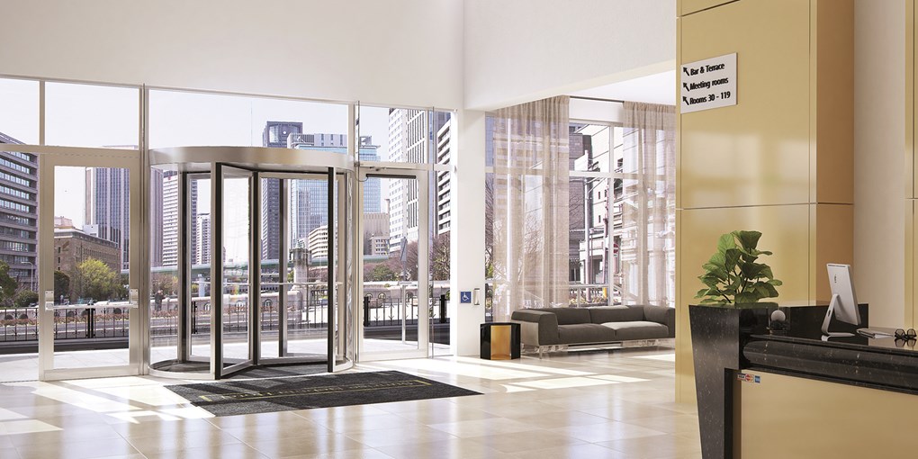 Power Assist revolving door